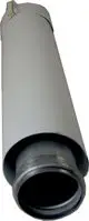 Wolf-Luft-Abgasrohr-DN63-96-L427mm-weiss-2600125 gallery number 1
